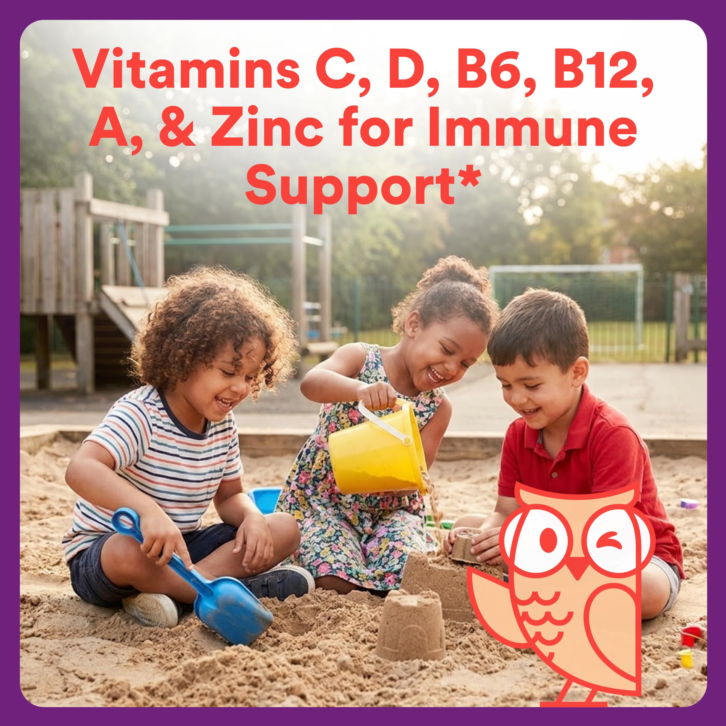 SmartyPants Kids Plus Multi & daily wellness gummy vitamins in Strawberry Watermelon flavour