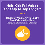SmartyPants Kids Sleep Melatonin 0.5mg gummy supplement packaging