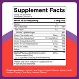 SmartyPants Kids Triple Action daily wellness Gummies with a handful of gummies