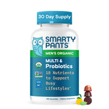 SmartyPants Organic Men's Multivitamin Gummies front view