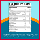 SmartyPants Organic Men's Multivitamin Gummies packaging with gummies