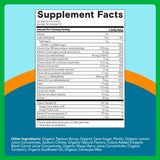 SmartyPants Organic Men's Multivitamin Gummies raspberry flavour