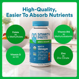 SmartyPants Organic Men's Multivitamin Gummies side view