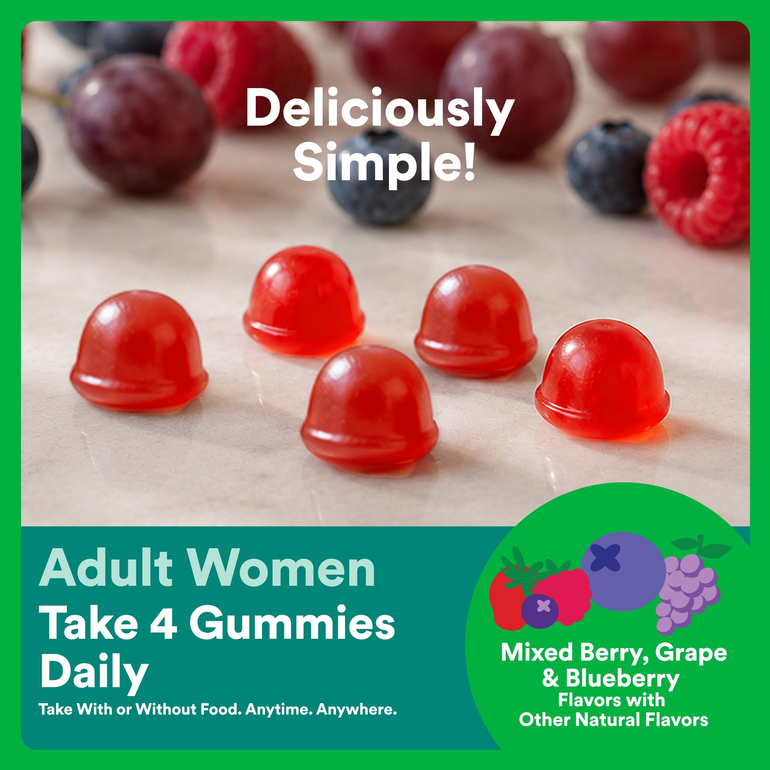 SmartyPants Organic Prenatal Gummies on a kitchen counter