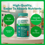 SmartyPants Organic Prenatal Gummies with dosage instructions