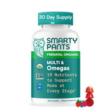 SmartyPants Organic Prenatal Multivitamin Gummies front view