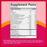 SmartyPants Organic Women's Multi & Probiotics Gummies Raspberry flavour