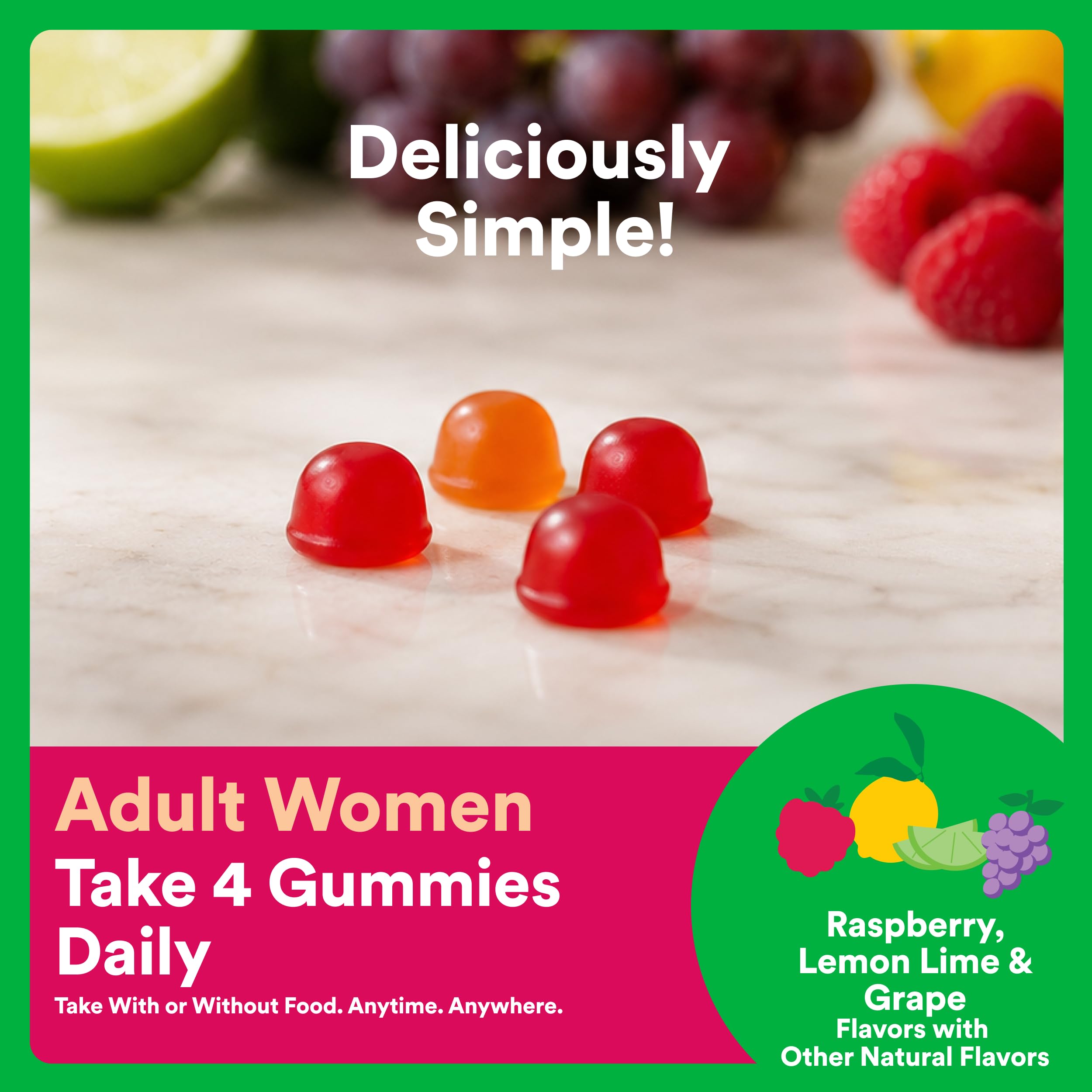 SmartyPants Organic Women's Multivitamin Gummies on a table