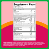 SmartyPants Organic Women's Multivitamin Gummies raspberry flavour