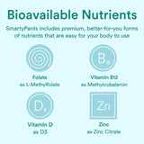 SmartyPants Prenatal Gummies nutritional information
