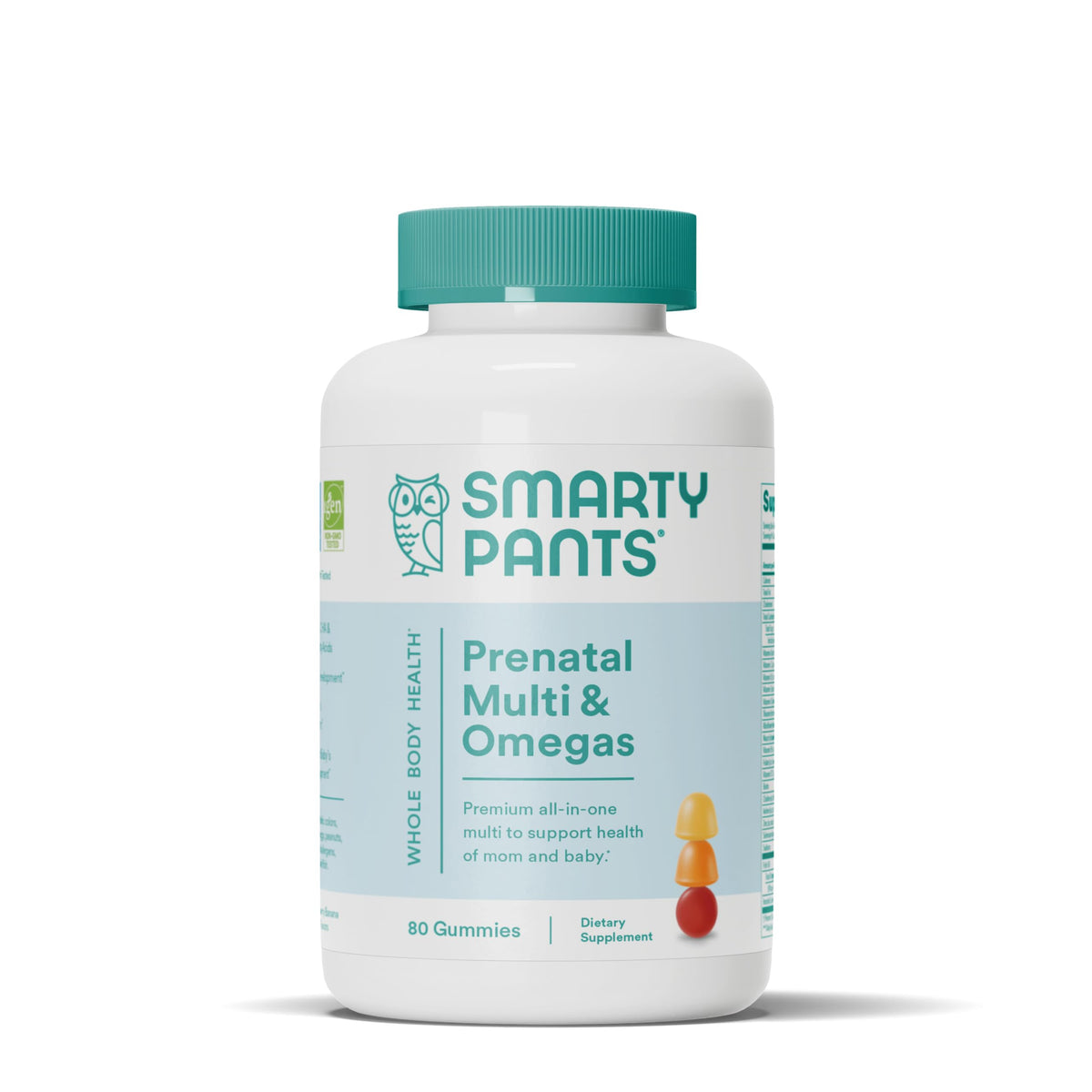 SmartyPants Prenatal Multi & Omega Gummies front view