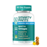 SmartyPants Prenatal Zero Sugar Multi & Omegas front view
