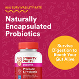 SmartyPants Probiotic & Prebiotic Gummy Supplement ingredients list