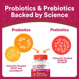 SmartyPants Probiotic & Prebiotic Gummy Supplement nutritional information