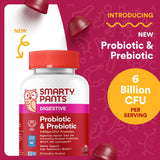 SmartyPants Probiotic & Prebiotic Gummy Supplement side view