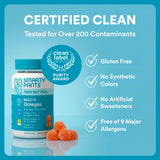 SmartyPants Teen Guy Multi & Omegas gummies nutritional information