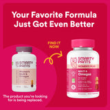 SmartyPants Women's Multi & Omega Gummies close-up of gummies