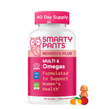 SmartyPants Women's Plus Multi & Omegas gummy vitamins front view