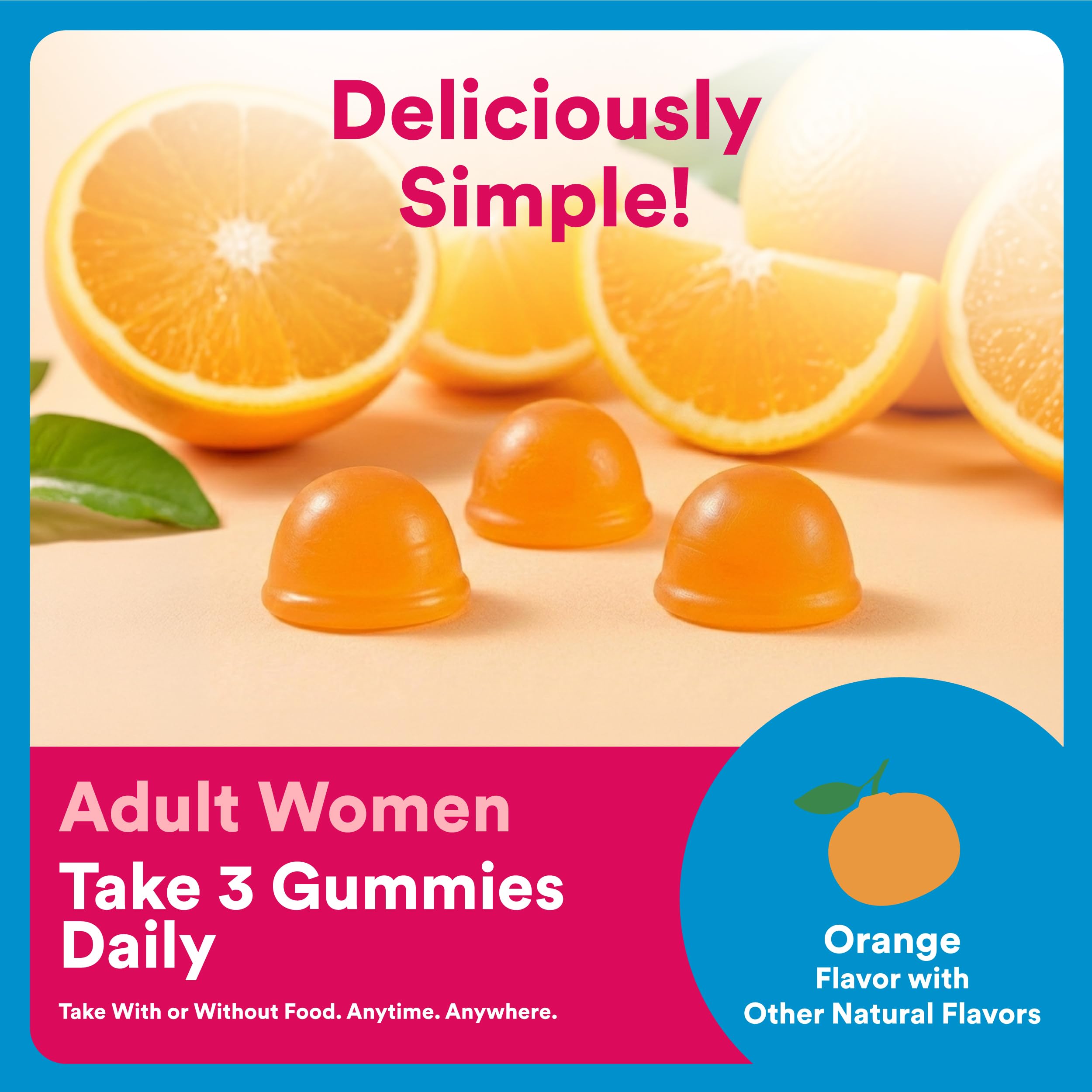 SmartyPants Women's Zero Sugar Multi & Omegas nutritional information