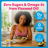 SmartyPants Women's Zero Sugar Multi & Omegas packaging side view