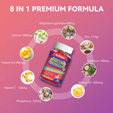 SmildeHeal Calcium Magnesium Gummies soft texture close-up