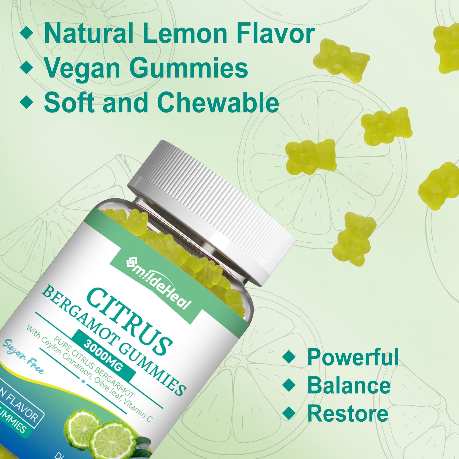 SmildeHeal Citrus Bergamot Gummies lifestyle scene