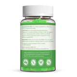 SmildeHeal EAA Gummies bottle with a measuring tape and weights