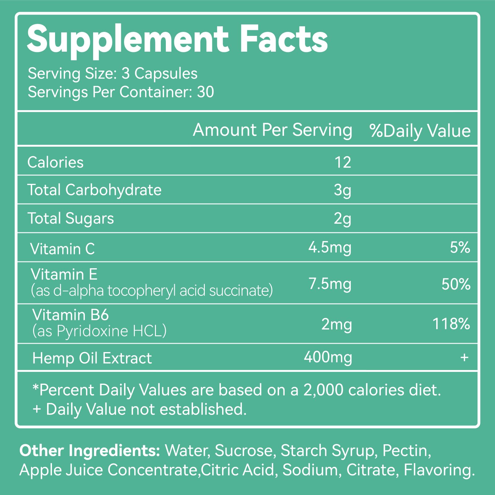 SmildeHeal Hemp Gummies Omega 3-6-9 gummy bears close-up