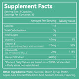 SmildeHeal Hemp Gummies Omega 3-6-9 gummy bears close-up