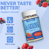 SmildeHeal L-Lysine 1000mg Gummies showing two gummies