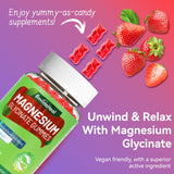 SmildeHeal Magnesium Glycinate Gummies 600mg strawberry flavour