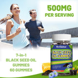 SmildeHeal Organic Black Seed Oil Gummies in a hand
