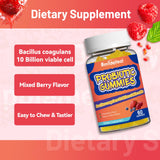 SmildeHeal Probiotic Gummies side view highlighting gummy shape