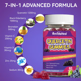 SmildeHeal Quercetin Gummies 1200mg side view of bottle