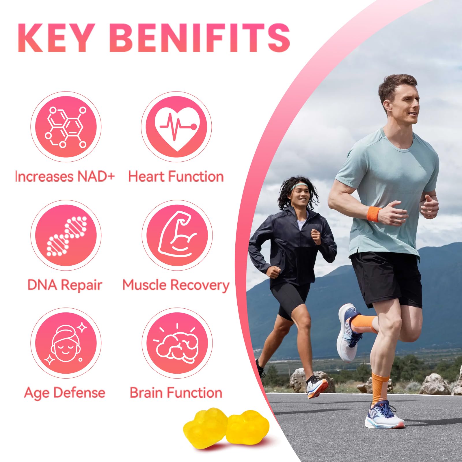 SmildeHeal Resveratrol Gummies nutritional information