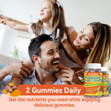 SmildeHeal Turmeric Gummies with a measuring spoon for dosage