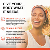 SmildeHeal Vitamin B-Complex Gummies side view with dosage details