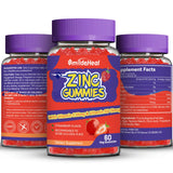 SmildeHeal Zinc Gummies ingredients list close-up