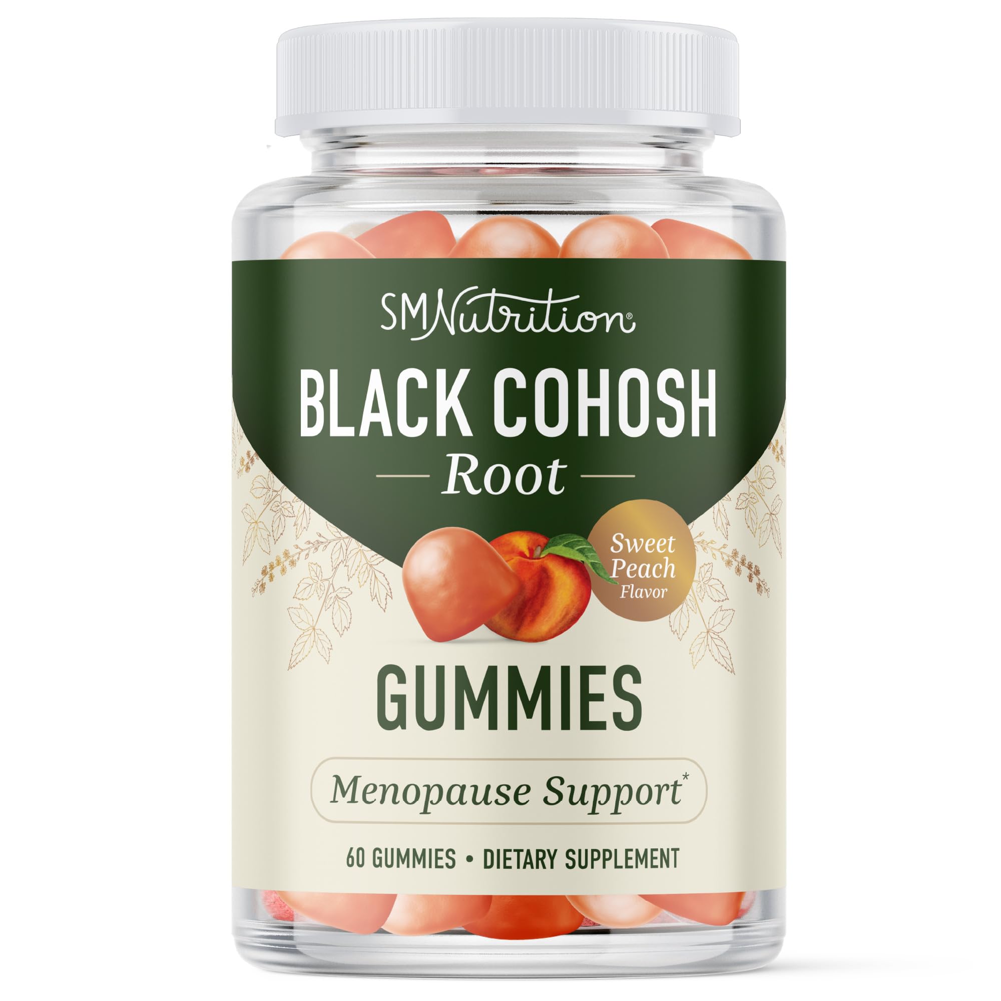 SMNutrition Black Cohosh Gummies front view with packaging