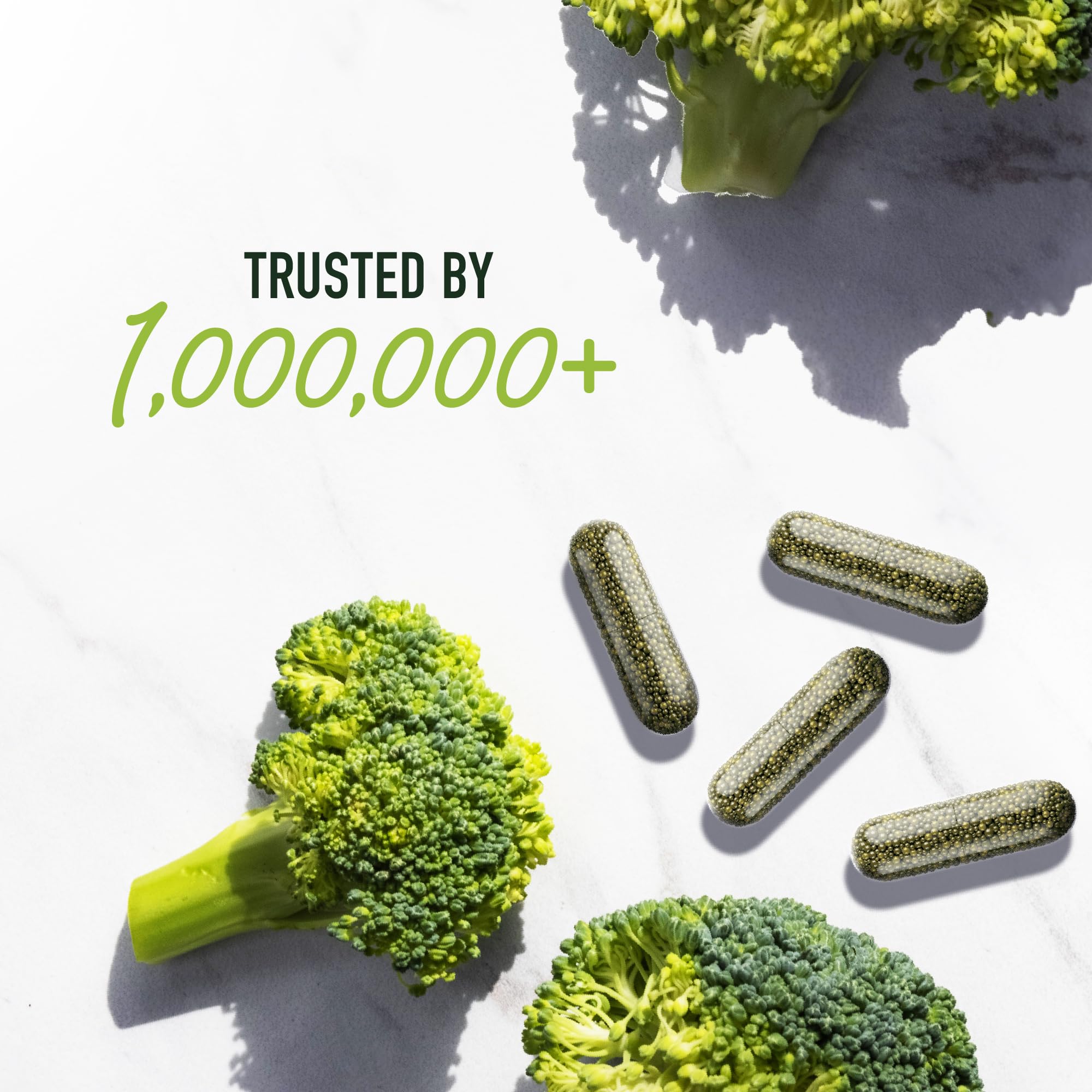 SMNutrition Broccoli Sprout Extract 50MG Activated Sulforaphane lifestyle scene