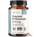SMNutrition Calcium D Glucarate 500mg capsules front view