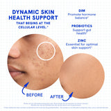 SMNutrition Clear Skin Supplement capsules in hand