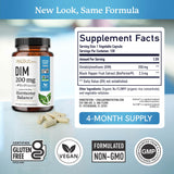 SMNutrition DIM 200 with BioPerine capsules in a hand