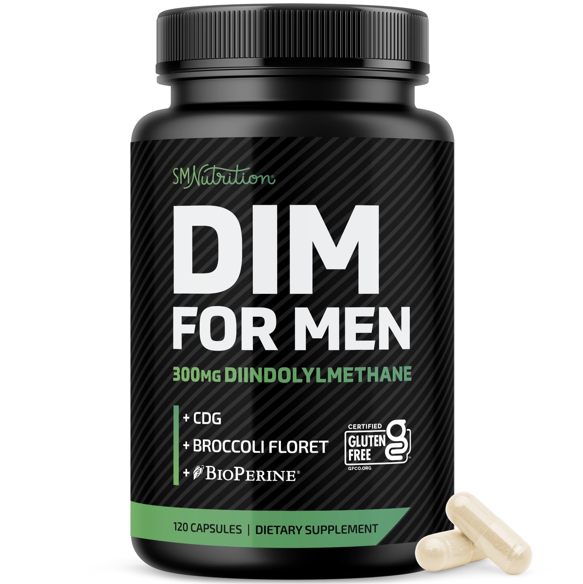 SMNutrition DIM 300mg Supplement bottle front view