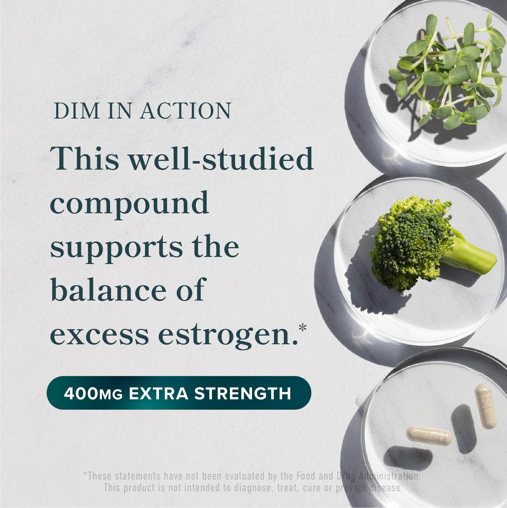 SMNutrition DIM 400mg Capsules side view showing capsule details