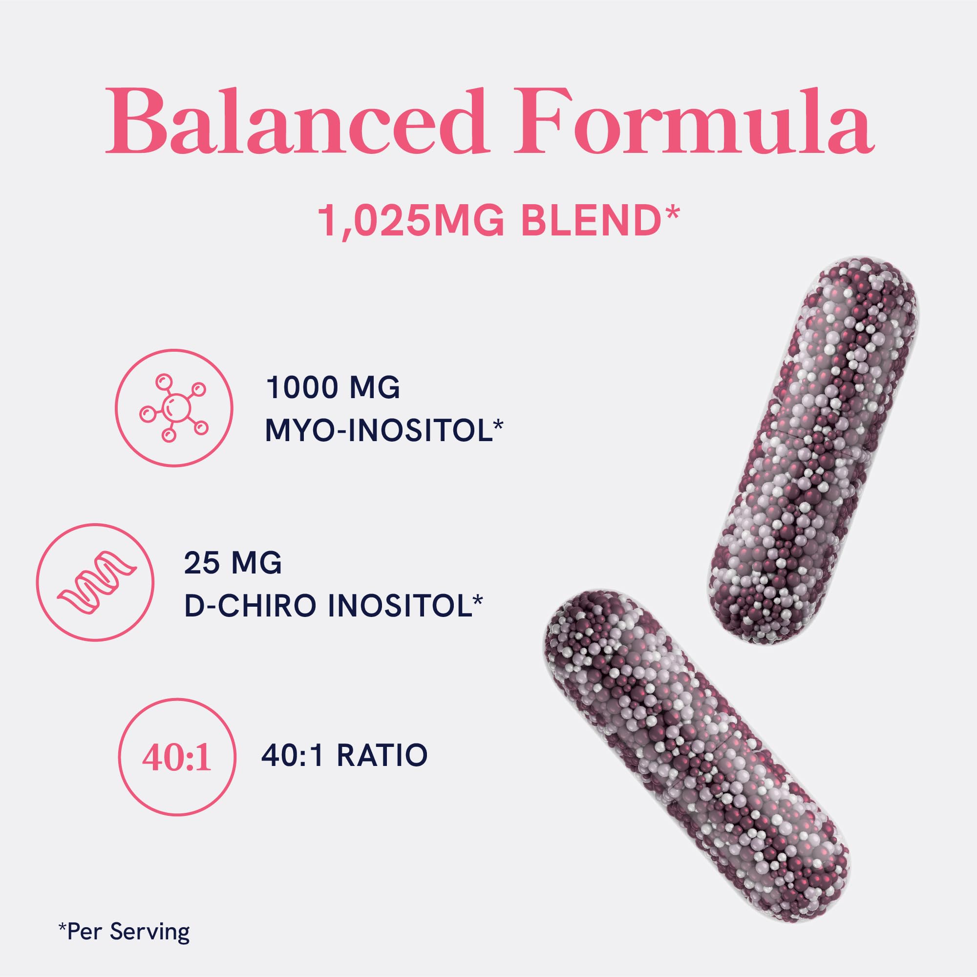 SMNutrition Myo D-Chiro Inositol bottle side view