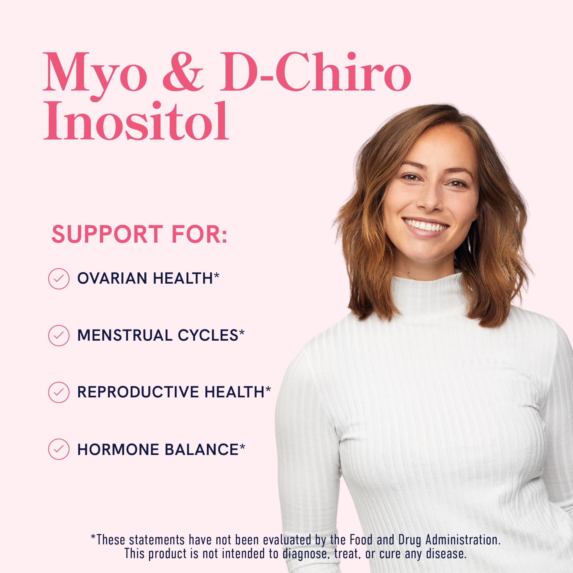 SMNutrition Myo D-Chiro Inositol capsules close-up