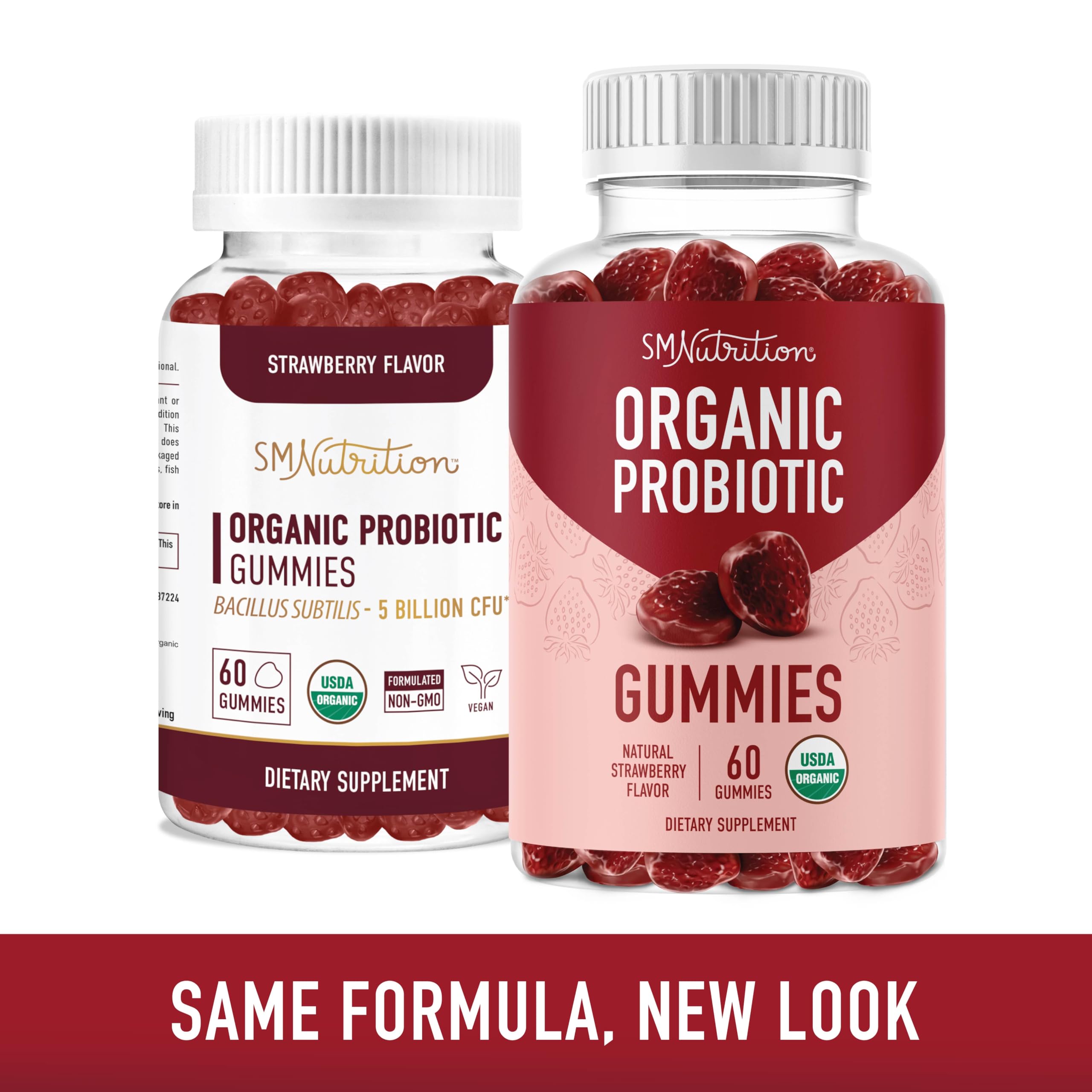SMNutrition Organic Probiotic Gummies ingredients list