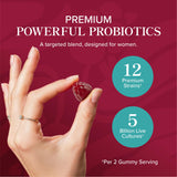 SMNutrition Probiotic Gummies berry flavour close-up