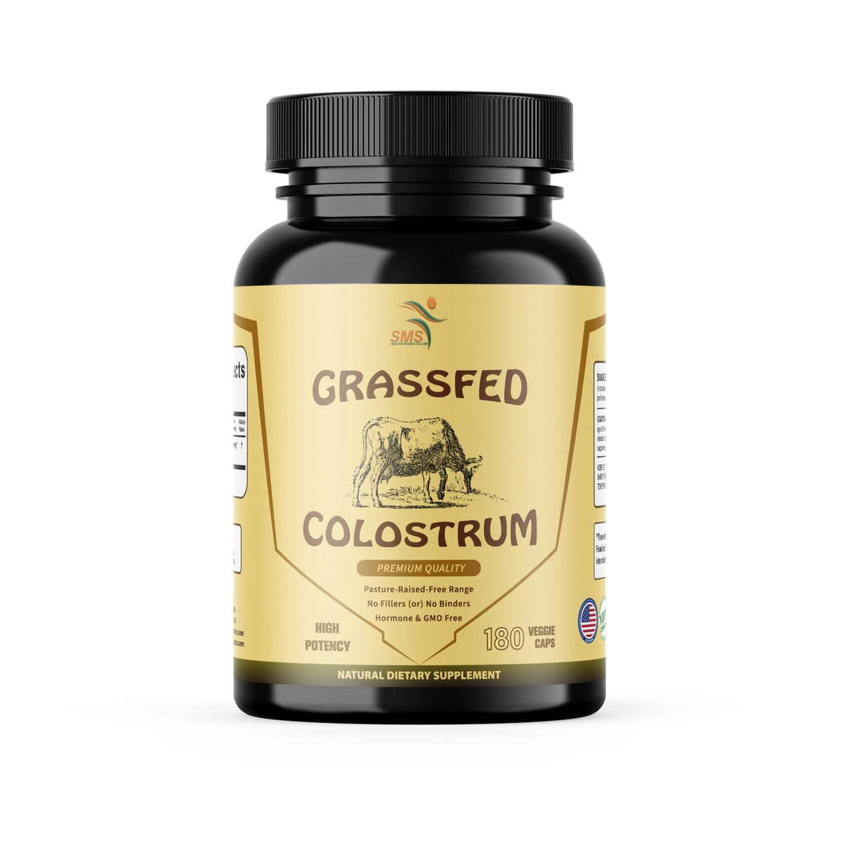 SMSHEALTHPRODUCTS.com Beef Colostrum 57g front view